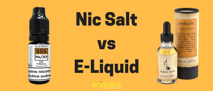 Nic Salt vs E-Liquid - What is the Difference?