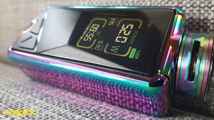 OLED Screen on the Eleaf Tessera mod