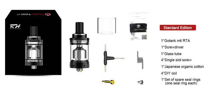 gotank mtl rta kit contents