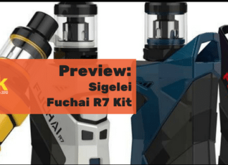 sigelei Fuchai R7 kit preview