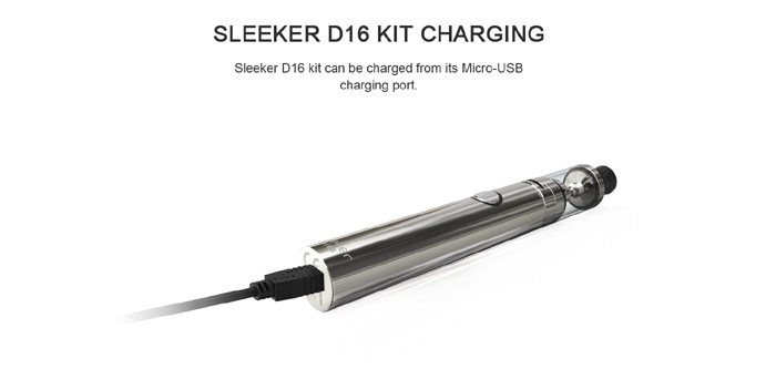 sleeker d16 charging