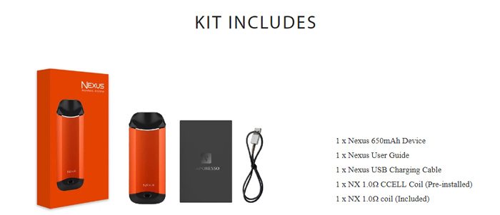 vaporesso nexus kit