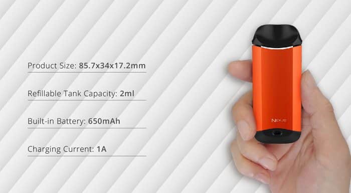 vaporesso nexus specs