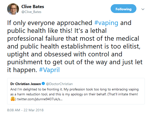 vapril clive bates