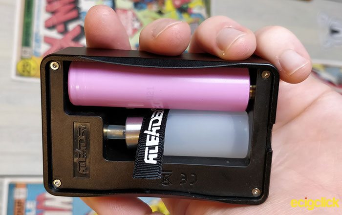 Aleader Killer Squonk mod battery compartment