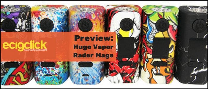 Hugo Vapor Rader Mage Mod Preview - Ecigclick