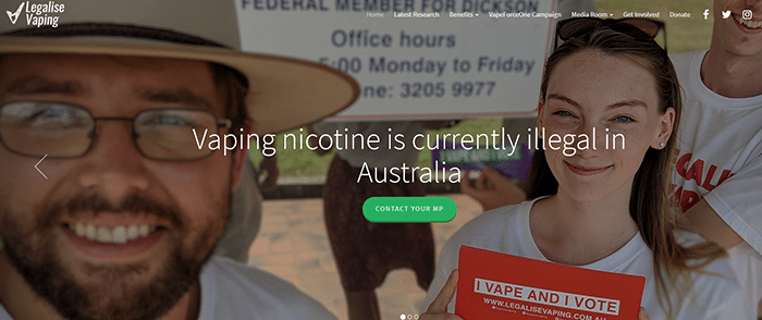 legalize vaping australia
