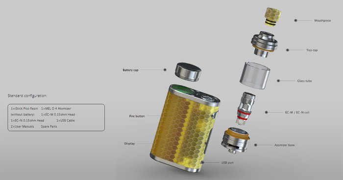 pico resin components