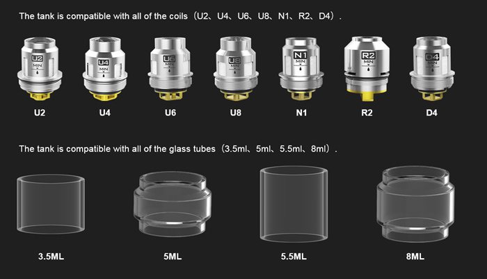 uforce t1 glass options