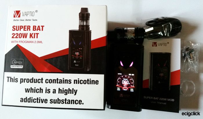 vaptio super bat kit contents