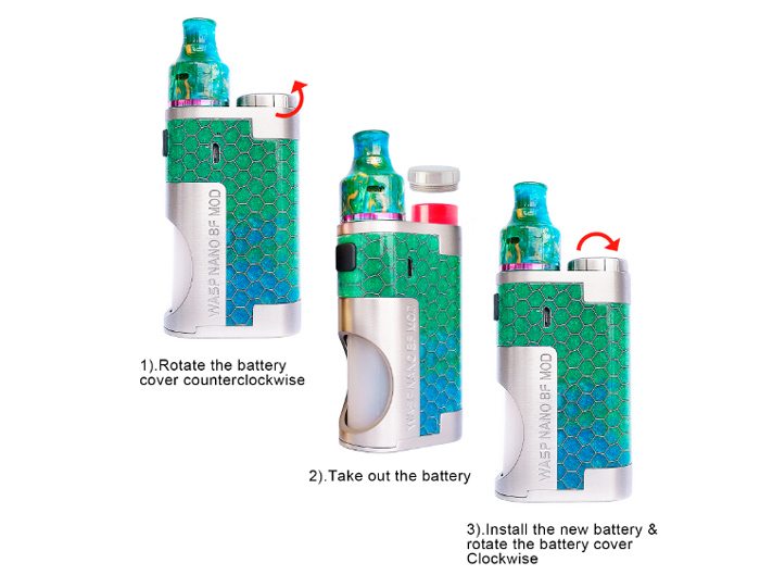 wasp nano kit battery install