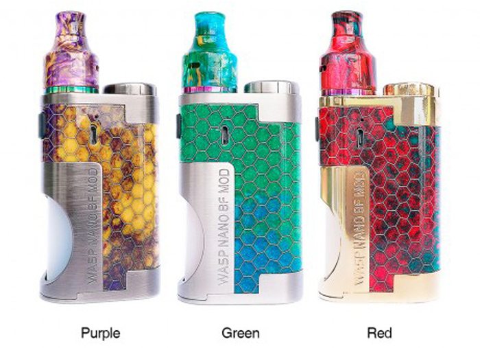 wasp nano squonk kit colours