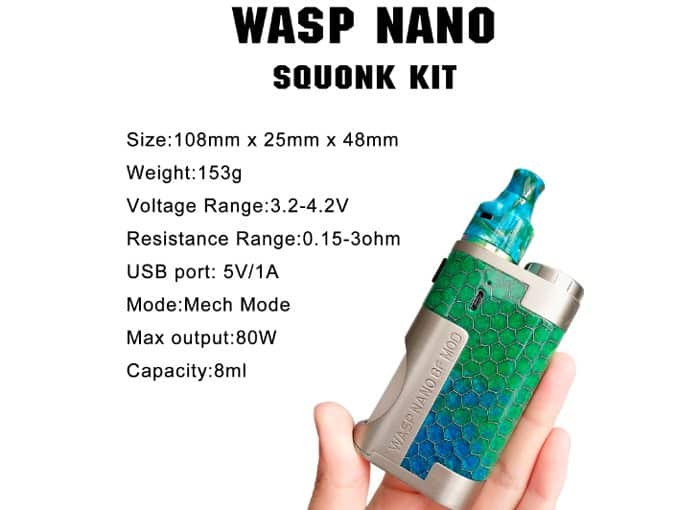 wasp nano squonk kit specs