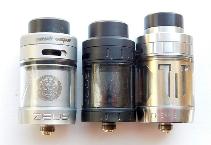 Geek Vape zeus dual comparison