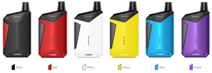 smok xforce kit colours