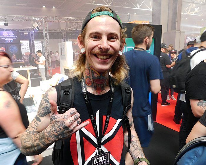 the vaping bogan at vaper expo