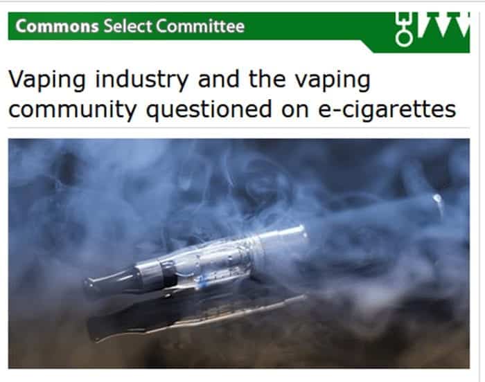 uk mp vape committee