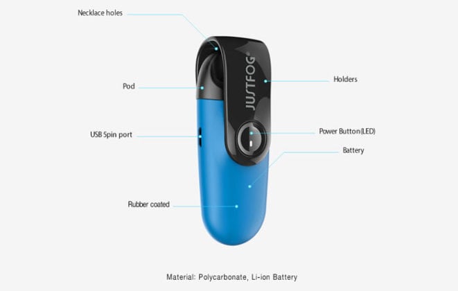 Justfog C601 Pod System Preview - Ecigclick