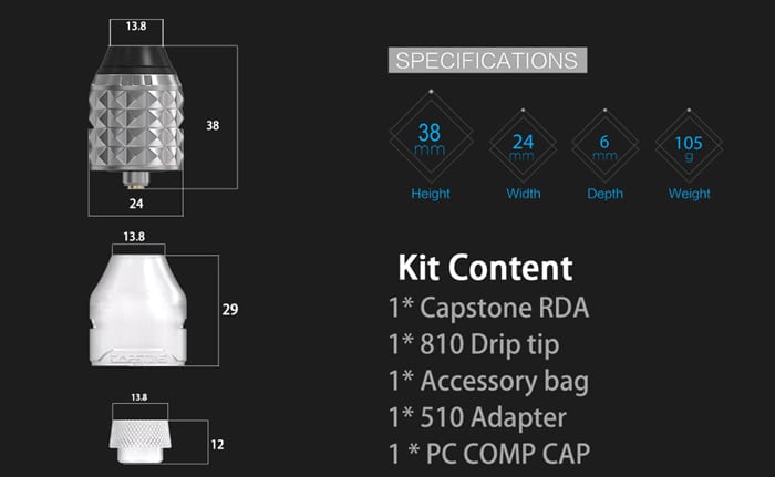 capstone RDA specs