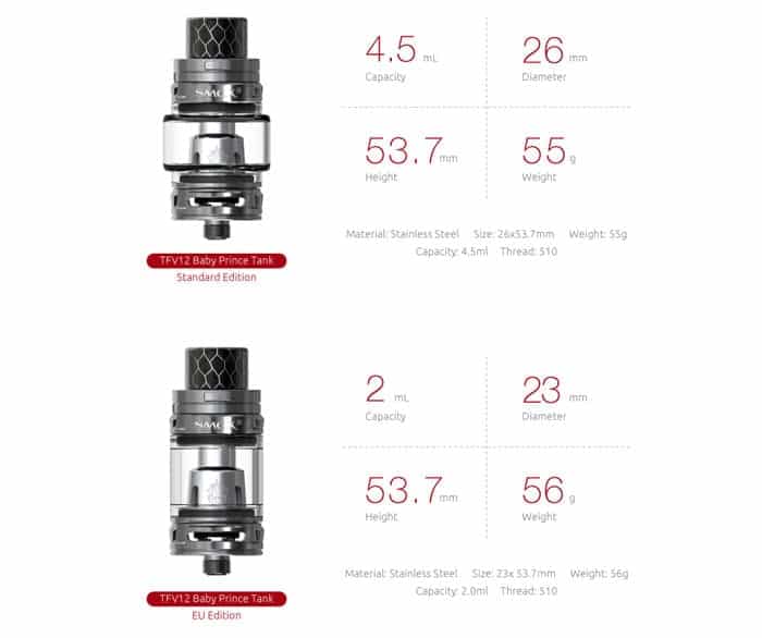 gpriv baby tank specs