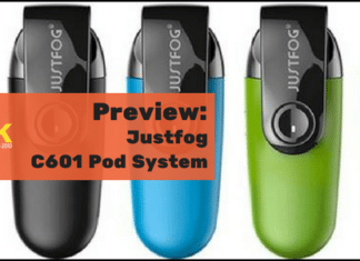 justfog c610 pod system preview