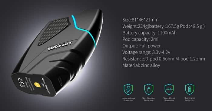 smokjoy ops-1 specs