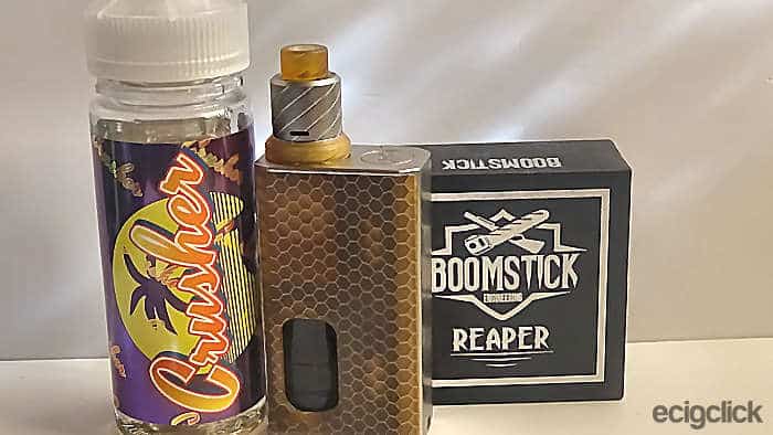 Boomstick Reaper RDA display