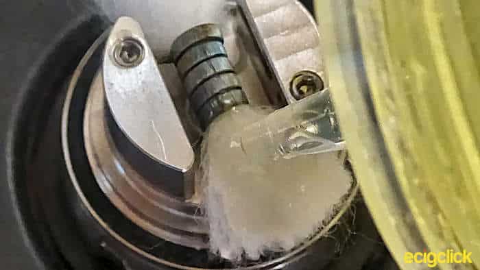 Wismec Bellerophon RTA cot damp