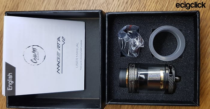 Kit contents of coilart mage v2 rta