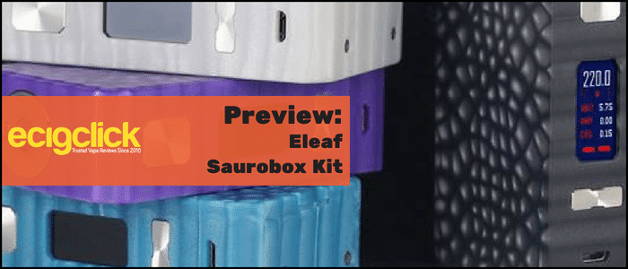 eleaf saurobox kit preview
