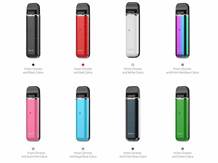 smok novo kit colours