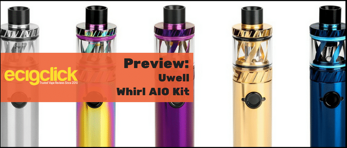 uwell whirl AIO kit preview