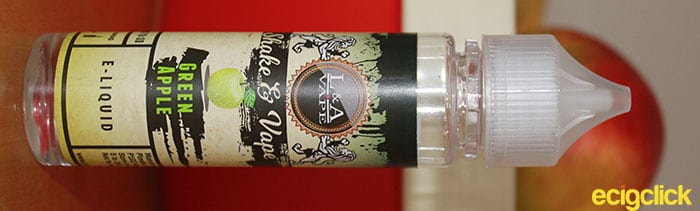 L&A Vapes green apple review