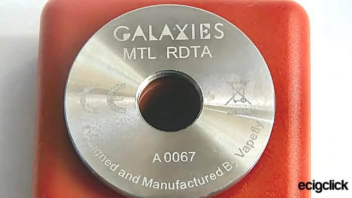 Vapefly Galaxies MTL RDTA ring info