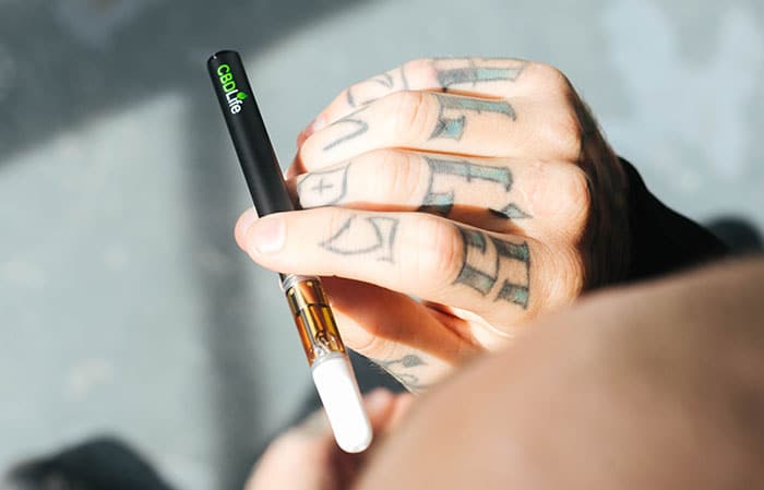 CBDlife Pure Pen kit in hand