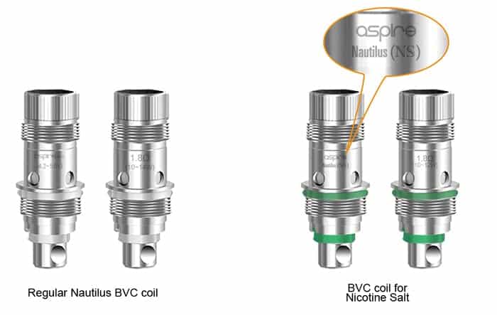 nautilus AIO BVC coils