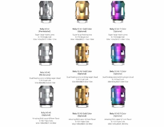 Smok Coil Compatibility Chart