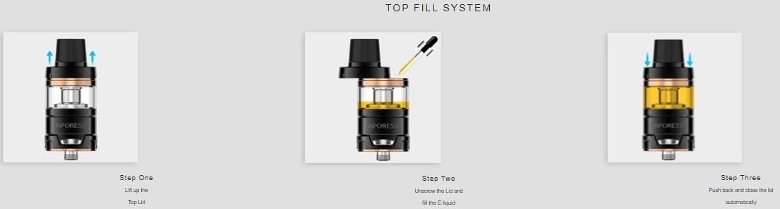 Top fill system