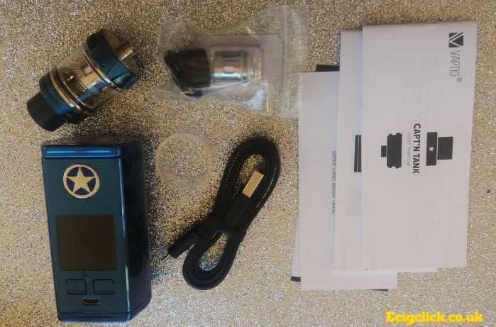 vaptio capt'n kit contents