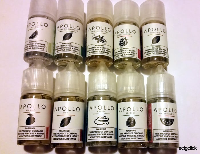 apollo salt nic range