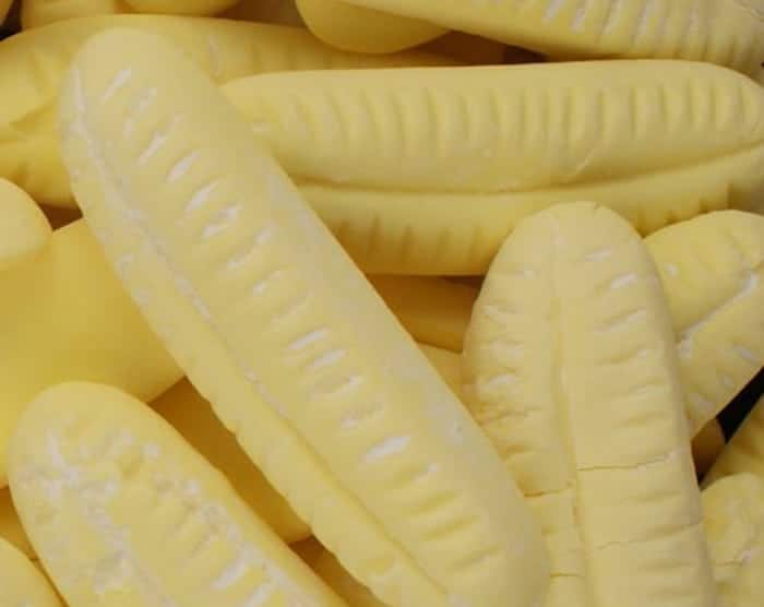 foam bananas