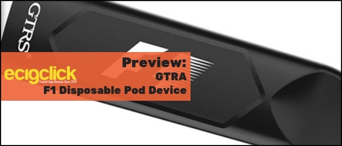 gtrs F1 Disposable Pod device preview