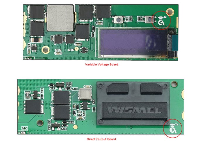 wismec LUXOTIC MF BOX boards