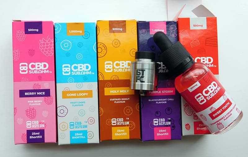 cbd asylum sub ohm e-liquid review