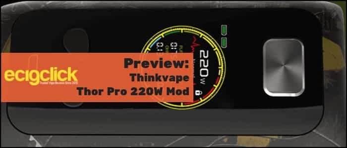 elfbar nachfüll pod läuft aus Thinkvape Thor Pro 220W Mod Preview - Lightweight Dual Battery Mod