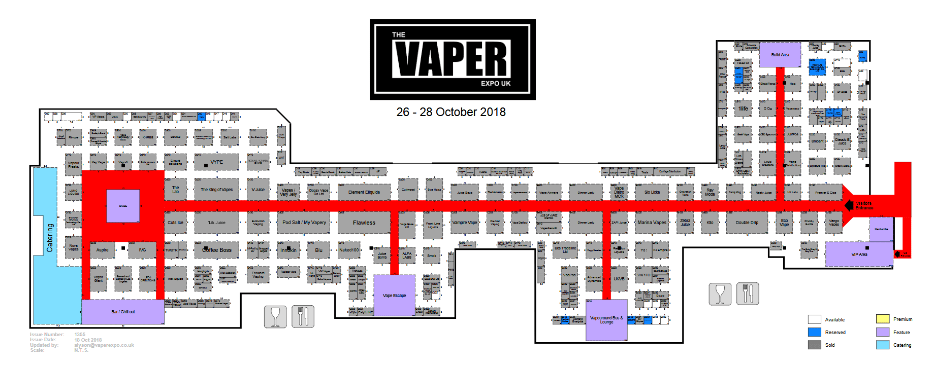 vaper expo the return floor plan