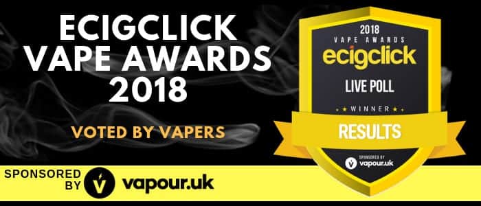 2018 Ecigclick Vape awards results