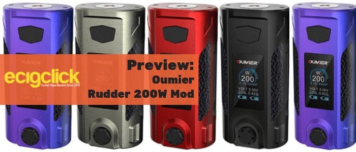 oumier rudder 200W mod preview