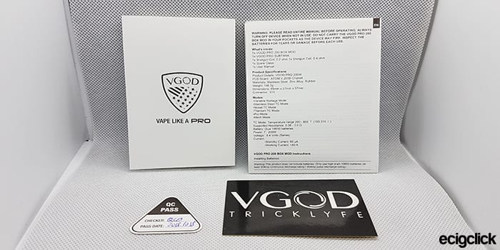 VGOD-Pro-200-Manuals