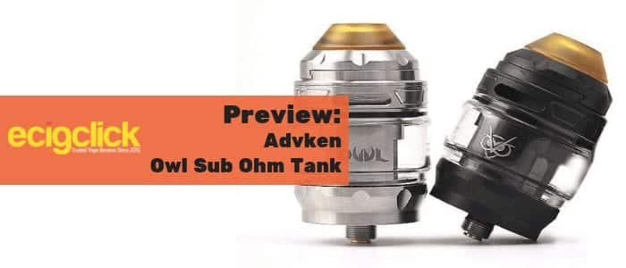 advken owl sub ohm tank preview